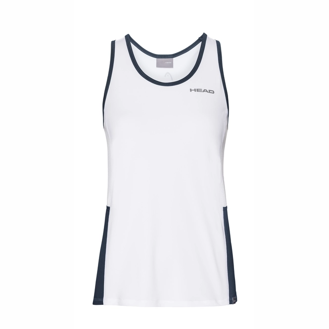 Tanktop HEAD Girls Club White Dark Blue Kinder 3 Tanktop HEAD Girls Club White Dark Blue Kinder