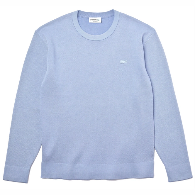 Pullover Lacoste AH7348 Phoenix Blue Purpy Herren 3 Pullover Lacoste AH7348 Phoenix Blue Purpy Herren