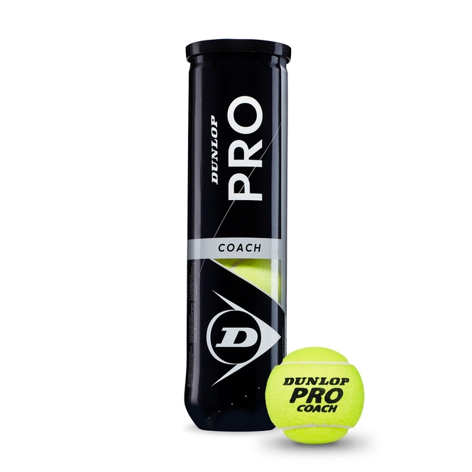Tennisball Dunlop Pro Coach 4-Tin (Dose 18x4) 2020 6 Tennisball Dunlop Pro Coach 4-Tin (Dose 18x4) 2020 – Bild 4