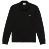 Poloshirt Lacoste Longsleeve Classic Fit Schwarz Herren -Discounter Für Tennisausrüstung L131220031