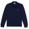 Poloshirt Lacoste Longsleeve Classic Fit Navy Blue Herren -Discounter Für Tennisausrüstung L131220166