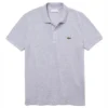 Lacoste Polo Slim Fit Silver Chine -Discounter Für Tennisausrüstung PH4012 CCA 1