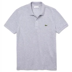 Lacoste Polo Slim Fit Silver Chine