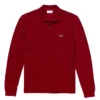 Poloshirt Lacoste L1312 Longsleeve Classic Fit Bordeaux Herren -Discounter Für Tennisausrüstung Polo Lacoste Men L1312 Longsleeve Classic Fit Bordeaux