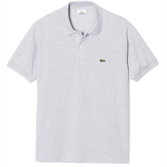 Poloshirt Lacoste Classic Fit Silver Chine Herren 3 Poloshirt Lacoste Classic Fit Silver Chine Herren