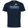 Tennisshirt HEAD Club Colin Deep Blue Kinder 1 Tennisshirt HEAD Club Colin Deep Blue Kinder -Discounter Für Tennisausrüstung Presentation 816302 CLUB COLIN T Shirt Junior DB 1