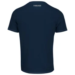 Tennisshirt HEAD Club Ivan Deep Blue Kinder -Discounter Für Tennisausrüstung Presentation 816700 CLUB IVAN T Shirt Junior DB 2