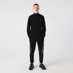 Strickjacke Lacoste Herren SH9622 Schwarz -Discounter Für Tennisausrüstung SH9622 23 031 2