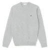 Pullover Lacoste AH2193 Silver Grey Herren -Discounter Für Tennisausrüstung Trui Lacoste Men AH2193 Silver Chine