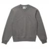 Pullover Lacoste SH1702 Bio Fleece Grey Unisex -Discounter Für Tennisausrüstung Trui Lacoste Unisex SH1702 Bio Fleece Grey