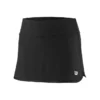 Tennisrock Wilson Girls Team 11 Schwarz -Discounter Für Tennisausrüstung WRA766902 SS18 Team G Team 11 Skirt Girls Black Front