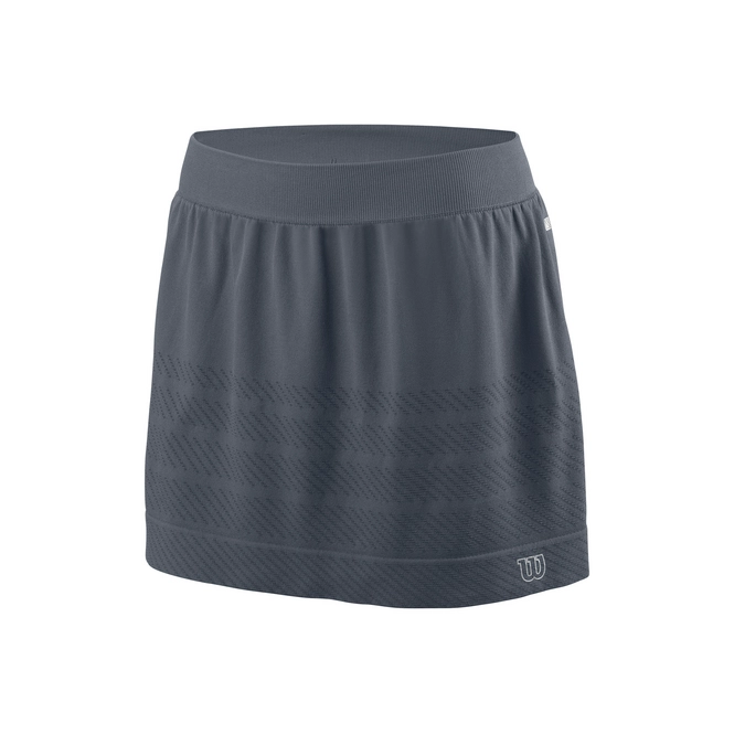 Tennisrock Wilson Power Seamless 12.5" Skirt Dark Grey Damen 3 Tennisrock Wilson Power Seamless 12.5" Skirt Dark Grey Damen