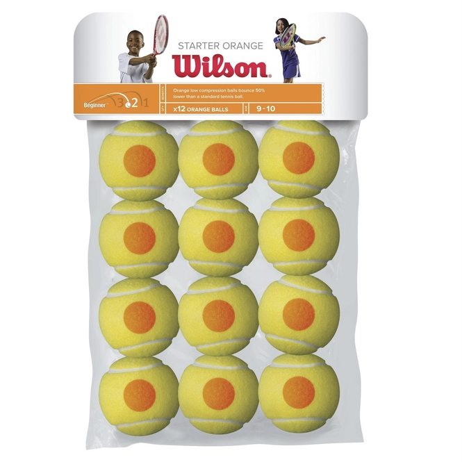 Tennisball Wilson Starter Orange T 12 Pack Gelb Orange 3 Tennisball Wilson Starter Orange T 12 Pack Gelb Orange