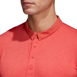 Polo Adidas Heathered Polo Trace Scarlet Herren 20 Polo Adidas Heathered Polo Trace Scarlet Herren -Discounter Für Tennisausrüstung ce1400 app on model detail 1 white