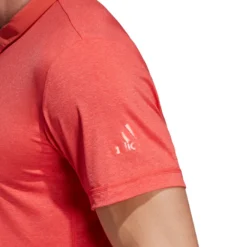 Polo Adidas Heathered Polo Trace Scarlet Herren 17 Polo Adidas Heathered Polo Trace Scarlet Herren -Discounter Für Tennisausrüstung ce1400 app on model detail 2 white