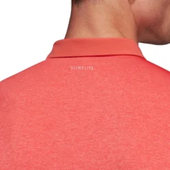 Polo Adidas Heathered Polo Trace Scarlet Herren 23 Polo Adidas Heathered Polo Trace Scarlet Herren -Discounter Für Tennisausrüstung ce1400 app on model detail 3 white