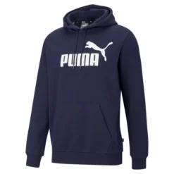Pullover Puma Essentials Big Logo Hoodie Herren Blue