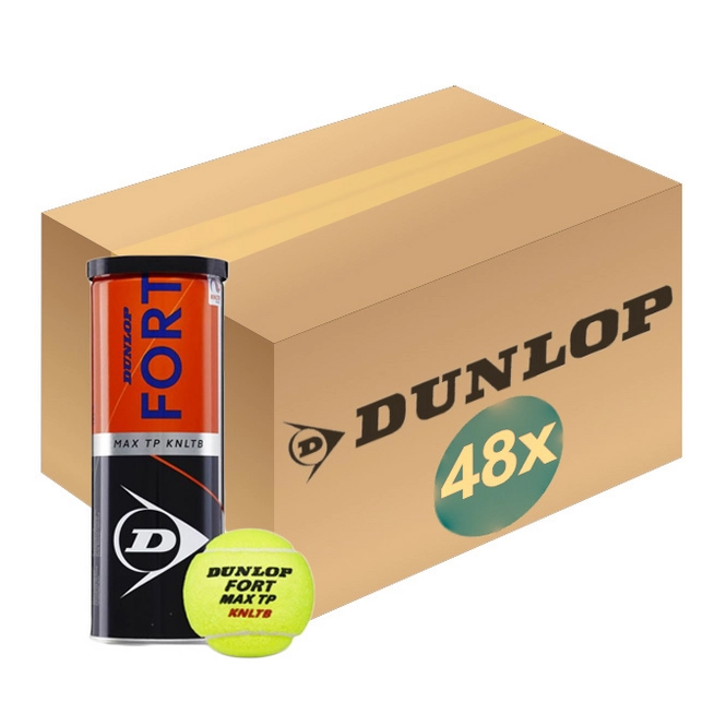 Tennisbälle Dunlop Fort Max TP KNLTB 3-Tin (Box 48x3) 3 Tennisbälle Dunlop Fort Max TP KNLTB 3-Tin (Box 48x3)