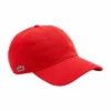 Kappe Lacoste RK0440 Unisex Red -Discounter Für Tennisausrüstung rk044024024 no bg