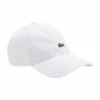 Kappe Lacoste RK0491 Unisex White -Discounter Für Tennisausrüstung rk049100124 no bg