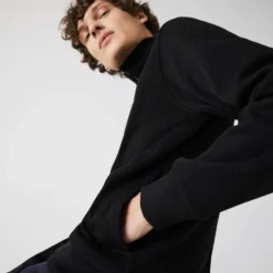 Pullover Lacoste SH1927 1/4 Zip Black Herren -Discounter Für Tennisausrüstung sh1927 031 3