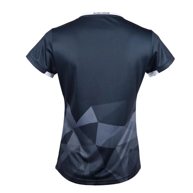 Tennisshirt The Indian Maharadja Jaipur Tech Block Navy Mädchen 4 Tennisshirt The Indian Maharadja Jaipur Tech Block Navy Mädchen – Bild 2