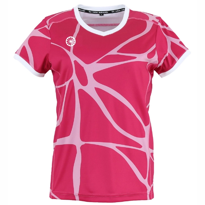 Tennisshirt The Indian Maharadja Kadiri Marble Tee Girls Fuchsia 3 Tennisshirt The Indian Maharadja Kadiri Marble Tee Girls Fuchsia
