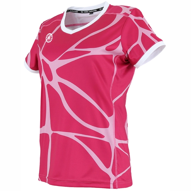 Tennisshirt The Indian Maharadja Kadiri Marble Tee Girls Fuchsia 6 Tennisshirt The Indian Maharadja Kadiri Marble Tee Girls Fuchsia – Bild 4