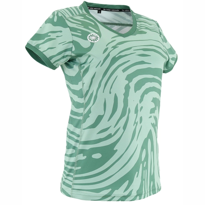 Tennisshirt The Indian Maharadja Kadiri Animal Tee Girls Olive 5 Tennisshirt The Indian Maharadja Kadiri Animal Tee Girls Olive – Bild 3