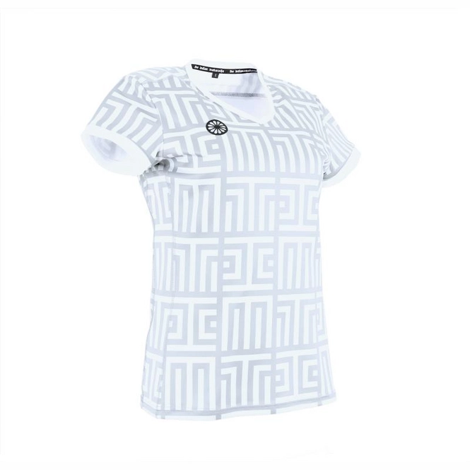 Tennisshirt The Indian Maharadja Kadiri Monogram White Mädchen 3 Tennisshirt The Indian Maharadja Kadiri Monogram White Mädchen