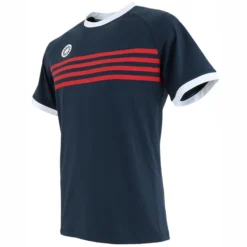 Tennisshirt The Indian Maharadja Kadiri Boys Striped Navy -Discounter Für Tennisausrüstung t100960 nav t100960 navred 320 1
