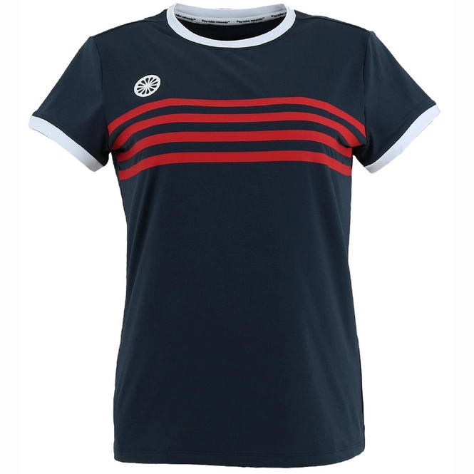 Tennisshirt The Indian Maharadja Kadiri Grils Striped Navy 3 Tennisshirt The Indian Maharadja Kadiri Grils Striped Navy