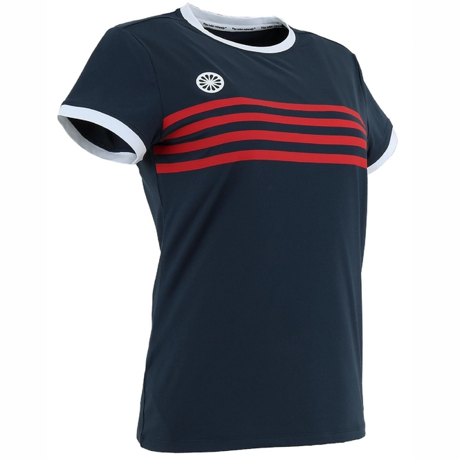Tennisshirt The Indian Maharadja Kadiri Grils Striped Navy 5 Tennisshirt The Indian Maharadja Kadiri Grils Striped Navy – Bild 3