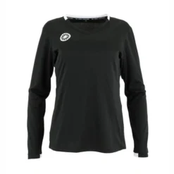 Tennisshirt The Indian Maharadja Jaipur Tech L/S Black Mädchen