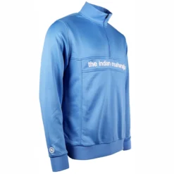 Tennispullover The Indian Maharadja Poly Terry Half Zip IM Men Blue -Discounter Für Tennisausrüstung t370210 blu t370210 blu 03