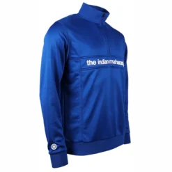 Tennispullover The Indian Maharadja Poly Terry Half Zip IM Men Cobalt -Discounter Für Tennisausrüstung t370210 cob t370210 cob 03