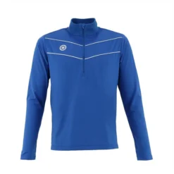 Tennistrikot The Indian Maharadja Baroda Chevron Half Zip Cobalt Herren