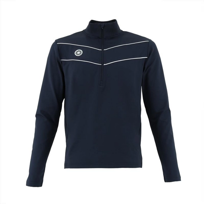Tennistrikot The Indian Maharadja Baroda Chevron Half Zip Navy Herren 3 Tennistrikot The Indian Maharadja Baroda Chevron Half Zip Navy Herren