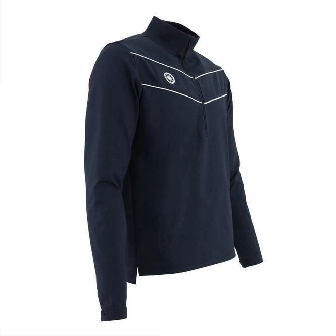 Tennistrikot The Indian Maharadja Baroda Chevron Half Zip Navy Herren 5 Tennistrikot The Indian Maharadja Baroda Chevron Half Zip Navy Herren – Bild 3