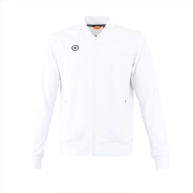 Tennissweatshirt The Indian Maharadja Men Baroda Chevron Half Zip White 3 Tennissweatshirt The Indian Maharadja Men Baroda Chevron Half Zip White