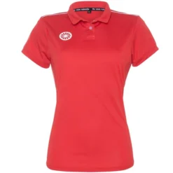 Tennispolo The Indian Maharadja Jaipur Tech Red Damen