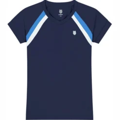 Tennisshirt K-Swiss Core Team Top Navy Mädchen